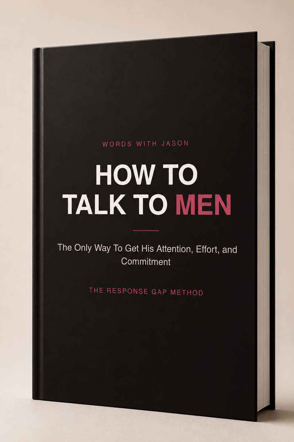 Cover of How To Talk To Men: cream all-caps title over a dark red rose and city skyline